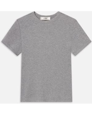 FRAME The Rib Baby Tee - Grey