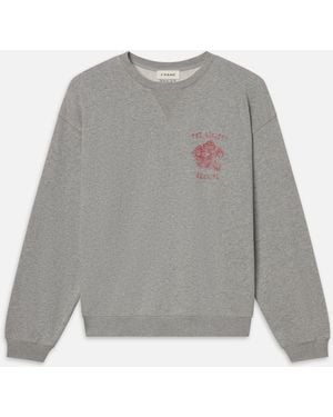 FRAME The Society Archive Vintage Sweatshirt - Grey