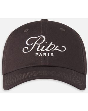 FRAME Ritz Cotton Hat - Black