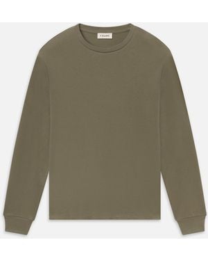 FRAME Duo Fold Long Sleeve Tee - Green