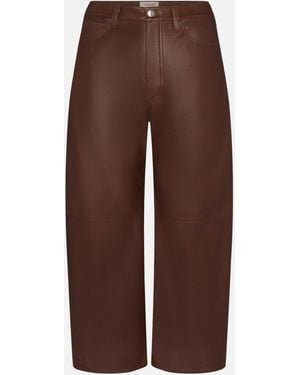 FRAME The Leather Bow - Brown
