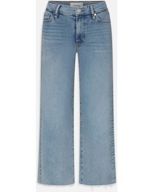 FRAME Le Slim Palazzo Crop - Blue