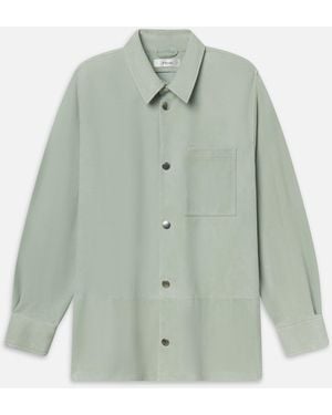 FRAME The Suede Studio Shirt - Green
