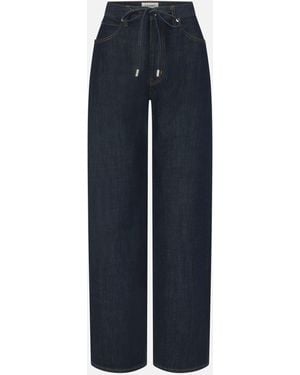 FRAME The Off Duty Drawstring Bow - Blue