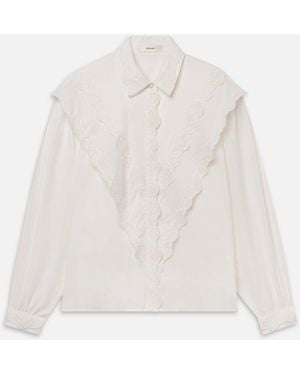 FRAME The Equestrian Shirt - White
