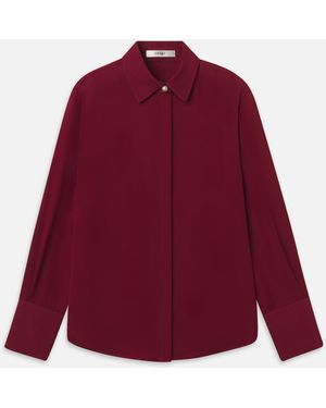 FRAME The Pearl Decor Standard Shirt - Red