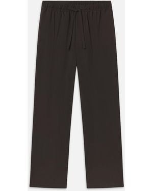 FRAME Wool Easy Pants - Black