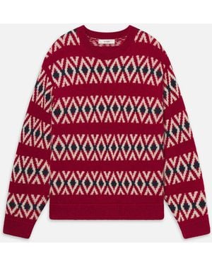 FRAME The Oversized Jumper - Red