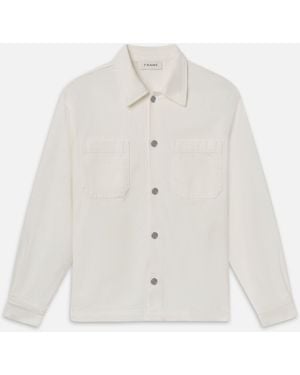 FRAME Lightweight Shirt Jacket - White
