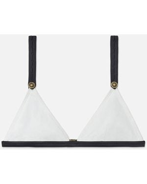 FRAME Ritz Bikini Top - White