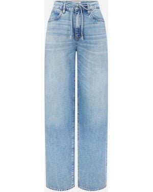 FRAME The Off Duty Drawstring Bow - Blue