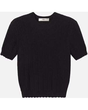 FRAME The Getaway Top - Black