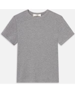 FRAME The Rib Baby Tee - Grey