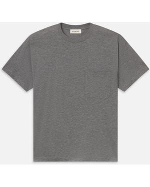 FRAME Light Cotton Tee - Grey