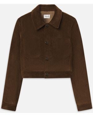 FRAME The Small Corduroy Jacket - Brown