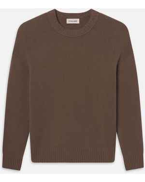 FRAME Cashmere Crewneck Jumper - Brown