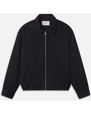 FRAME Double Face Wool Blouson - Blue