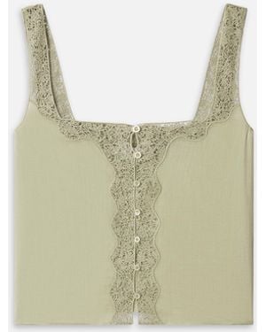 FRAME The Embroidered Tank - Multicolor