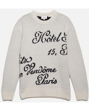 FRAME Ritz Crew Sweater - White