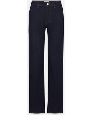 FRAME The Straight Trouser - Blue