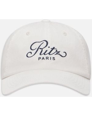 FRAME Ritz Cotton Hat - White