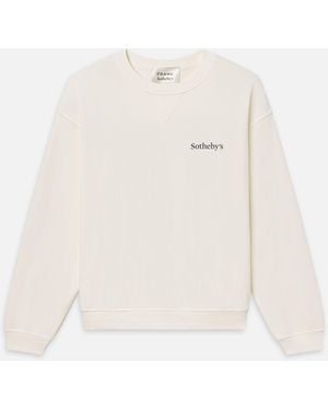 FRAME Sotheby's Crewneck Sweatshirt - White