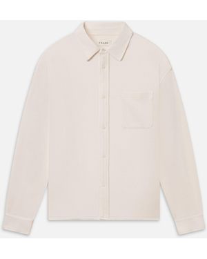 FRAME Waffle Textured Shirt - White