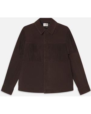 FRAME The Suede Rodeo Jacket - Brown