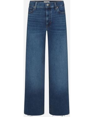 FRAME Le Slim Palazzo Long - Blue