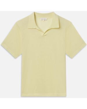 FRAME Superfine Polo Jumper - Yellow