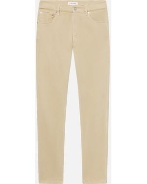 FRAME Modern Straight Brushed Twill - Natural