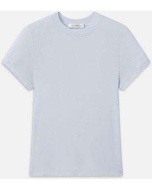 FRAME The Rib Baby Tee - Blue