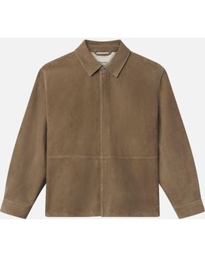 FRAME Suede Shirt - Natural