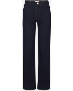FRAME The Straight Trouser - Blue