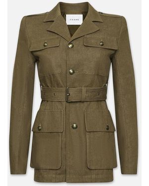 FRAME Safari Jacket - Green
