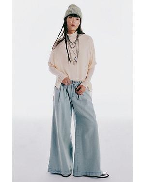 Free People Julien Wide-Leg Chino Trousers - Green
