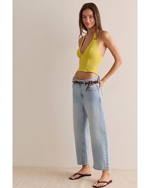 Intimately By Free People Spill The Tea Plunge Tank Top By - Yellow