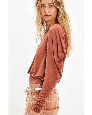 Free People Moxie Long Sleeve - Orange