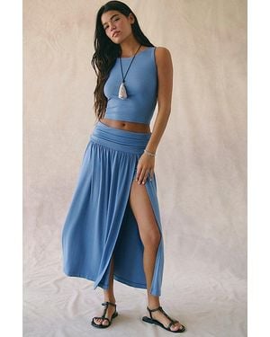 free-est Arabella Skirt Set By - Blue