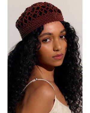 Free People Noor Beaded Bucket - Brown