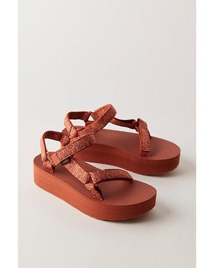 Teva Flatform Universal Sandals - Red