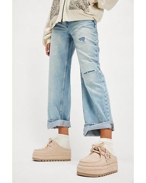 Naked Wolfe Blizzard Platform Mules By - Blue