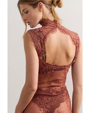 Intimately By Free People One More Time Mini Slip Dress By - Red
