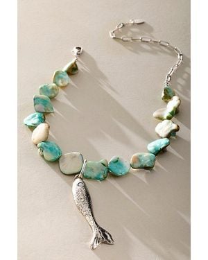 Free People Leila Pendant Necklace - Green