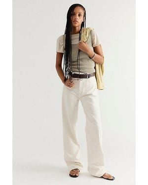 Agolde Ren Long Jeans - Natural