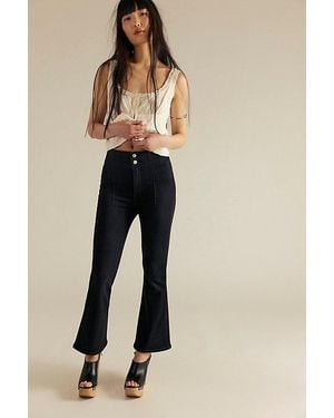 Free People We The Free Jayde Crop Flare Jeans - Natural