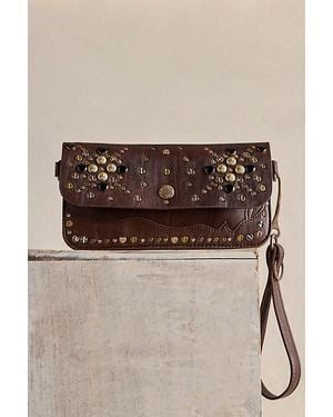 Free People Gem Burst Wallet - Brown