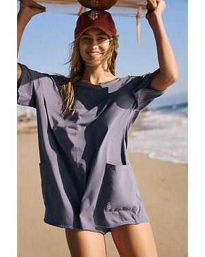 Fp Movement Hot Shot Tee Romper - Blue