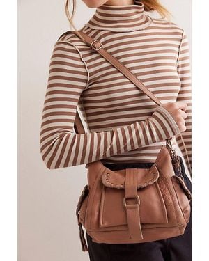 Free People We The Free Baby Leigh Distressed Tote Bag - Gray