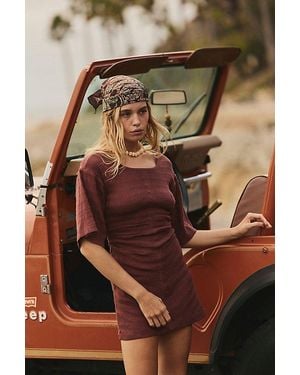 free-est Marigold Mini Dress By - Brown